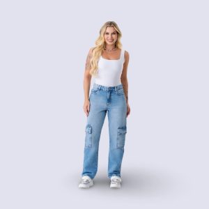 Calça Reta Cargo – CF21847