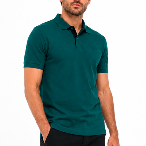 POLO MC SLIM CASUAL -  VERDE